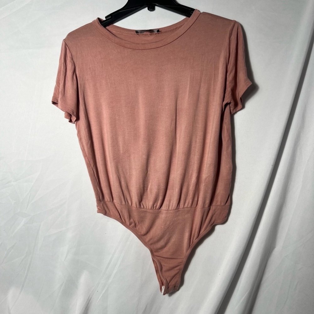 Lulus Bodysuit Stretch S Mauve